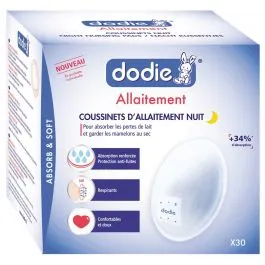 DODIE COUSSINETS D'ALLAITEMENT NUIT EN POCHETTE INDIV B/30