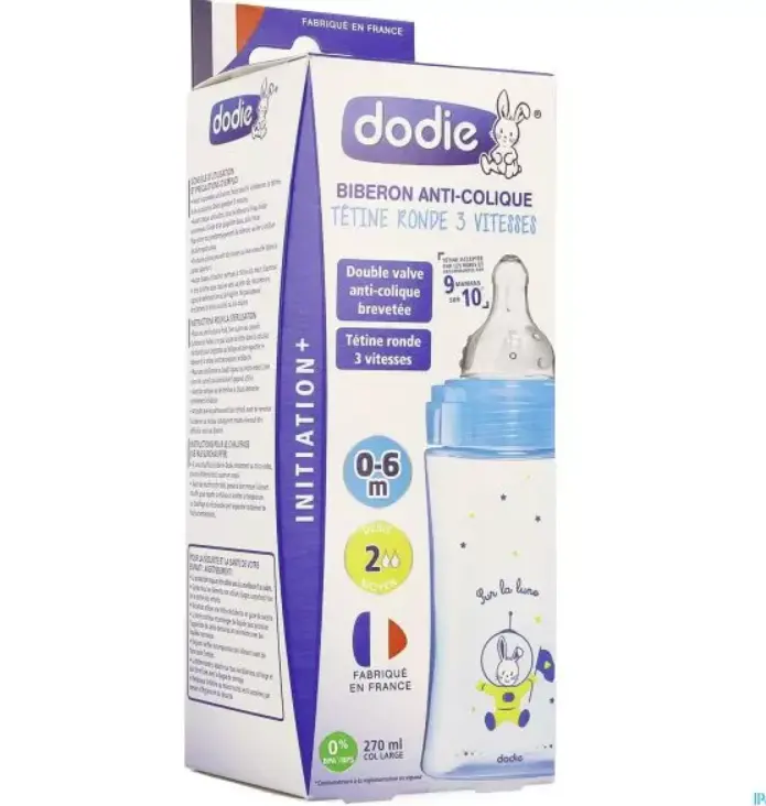 DODIE INITIATION+ BIB COS BLEU 270ML 71705