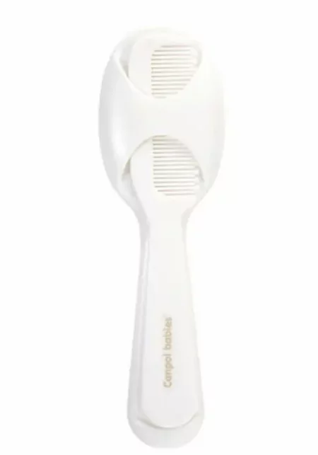 CANPOL BROSSE ET PEIGNE BEBE BLANC 56/160