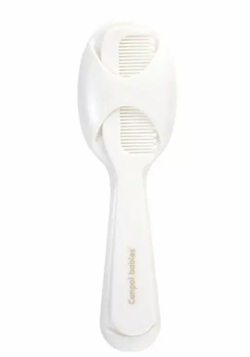 CANPOL BROSSE ET PEIGNE BEBE BLANC 56/160