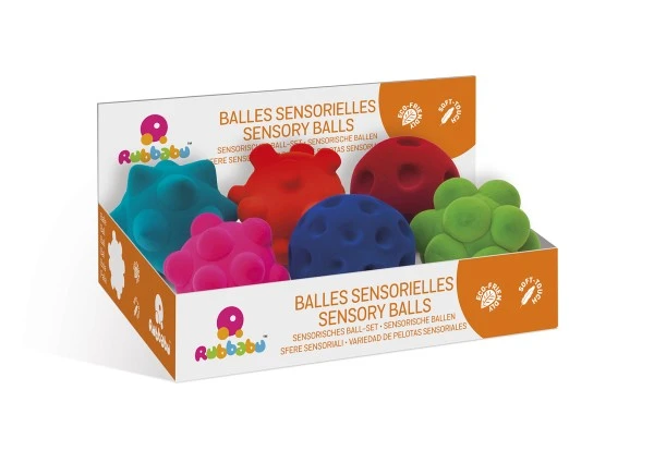 CANPOL BALLES SENSORIELLES SOUPLES 6 PCS 79/402 – Image 3