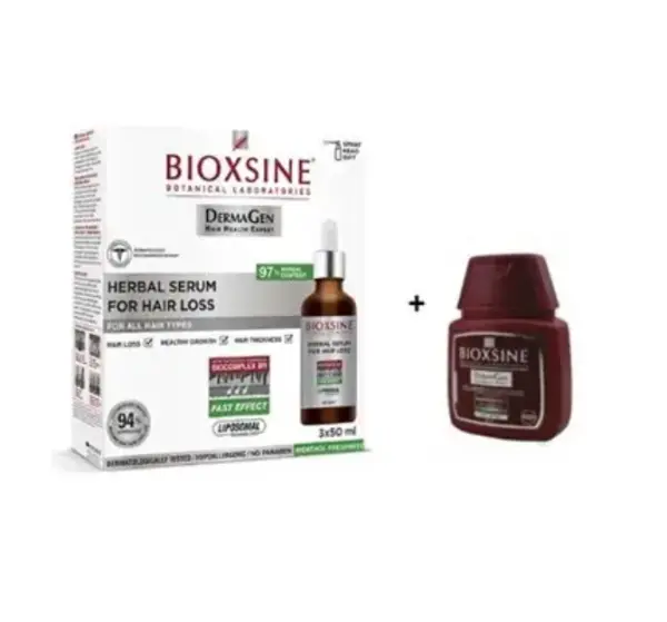 BIOXSINE COFFRET SERUM ANTICHUTE 3*50ML-35% + 1 SHAMP FORTE 100 ML