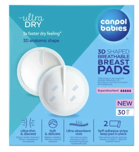 CANPOL 30 COUSSINETS D'ALLAITEMENTS ABSORBANTS 1/653