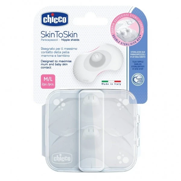 CHICCO DISQUE SEIN SILICONE S-M 2PCS – Image 5