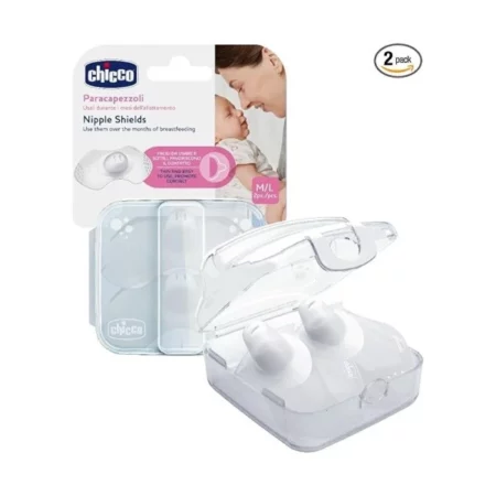 CHICCO DISQUE SEIN SILICONE S-M 2PCS