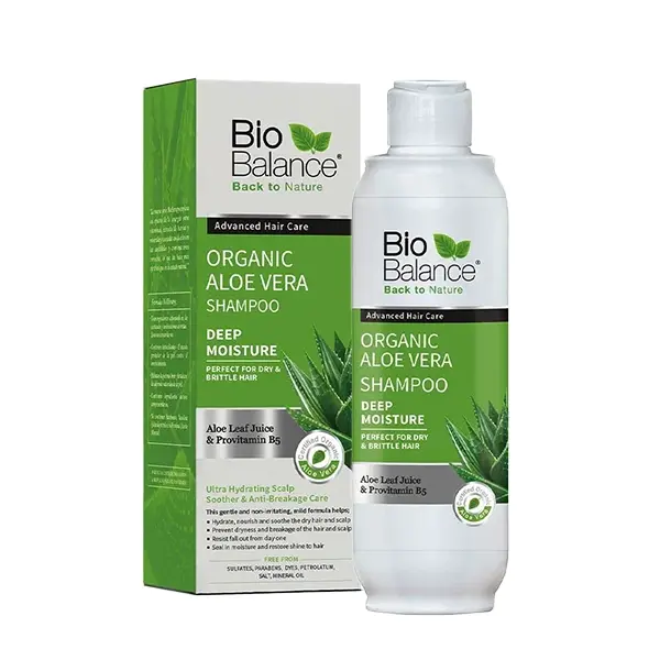 BIOBALANCE ORGANIC ALOE VERA SHAMP 330ML – Image 5