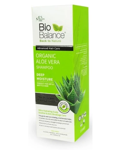 BIOBALANCE ORGANIC ALOE VERA SHAMP 330ML – Image 2