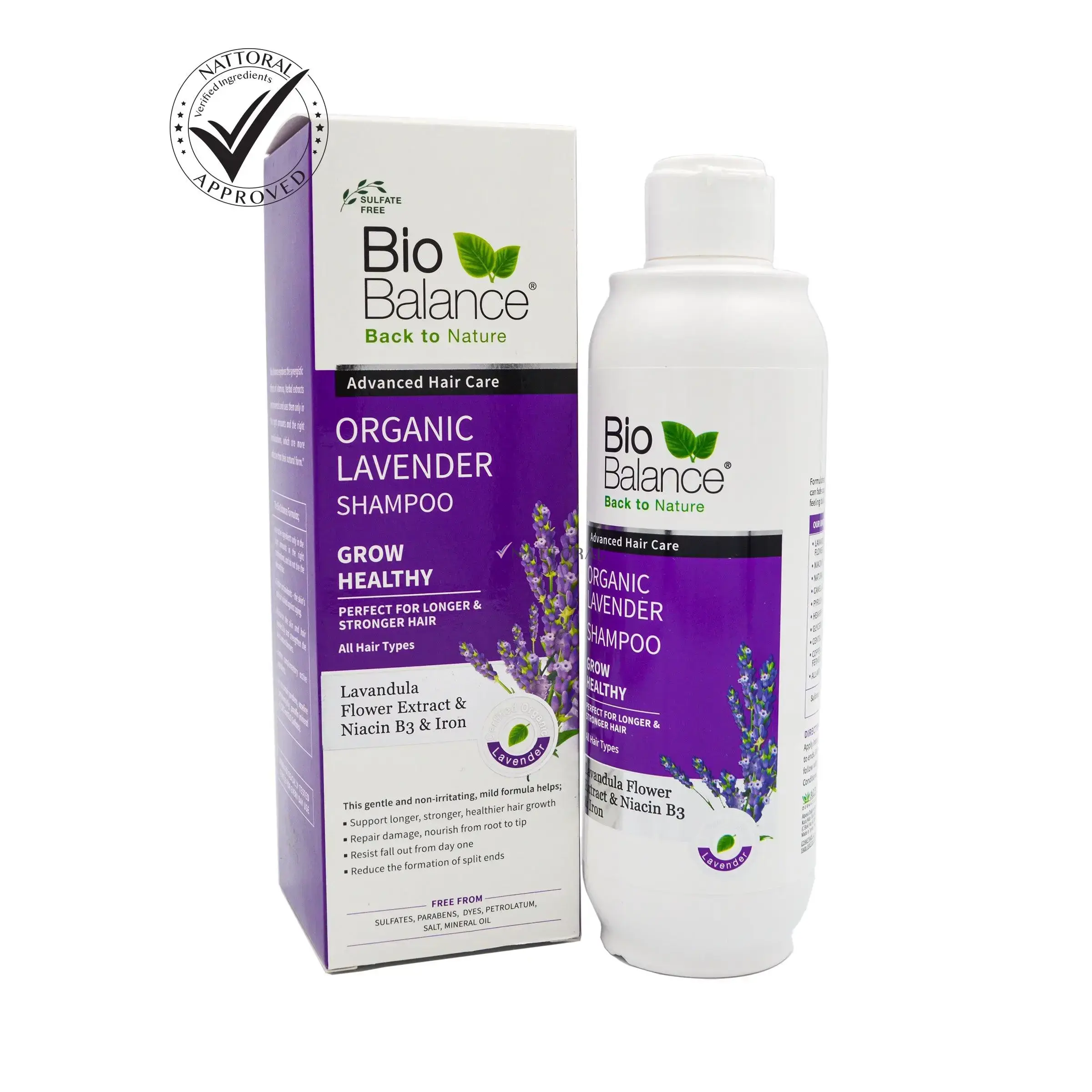 BIOBALANCE ORGANIC LAVENDER SHAMP 330ML