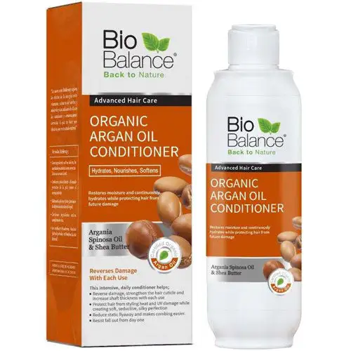 BIOBALANCE ORGANIC ARGAN OIL CONDITIONER 330ML – Image 5