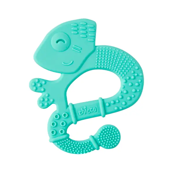 CHICCO ANNEAU DE DENTITION IGUANE 2M+ BLEU