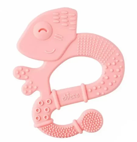 CHICCO ANNEAU DE DENTITION IGUANE 2M+ ROSE