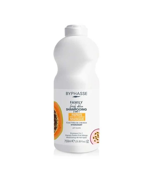 BYPHASSE FRESH FAMILY SHAMP PAPAYE 750ML