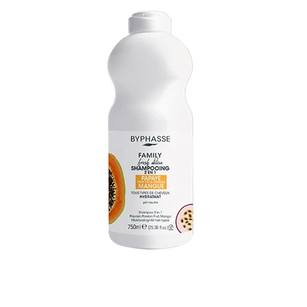 BYPHASSE FRESH FAMILY SHAMP PAPAYE 750ML – Image 2