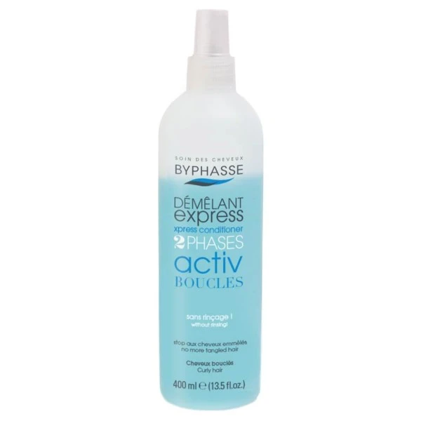 BYPHASSE DEMELANT EXPRESS 2 PHASES CHX BOUCLES 400ML – Image 2
