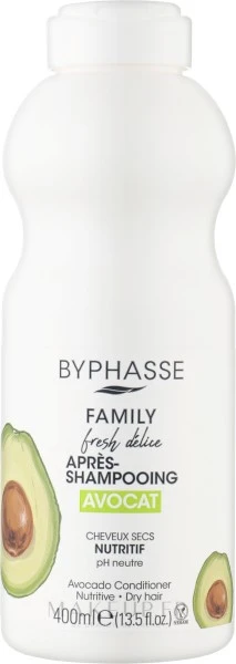 BYPHASSE FRESH FAMILY AP/SHAMP AVOCAT 400ML – Image 3