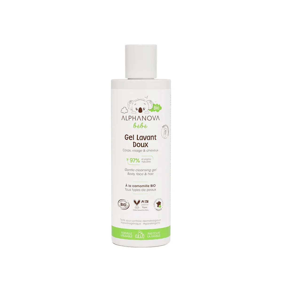ALPHANOVA GEL LAVANT DOUX 200ML