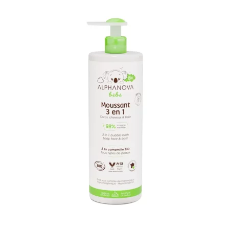 ALPHANOVA GEL MOUSSANT 3EN1 400ML