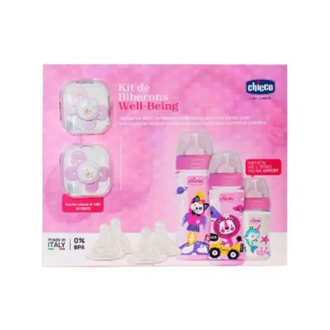 CHICCO COFFRET BIB WELL BEING ROSE 7 ARTICLES – Image 2