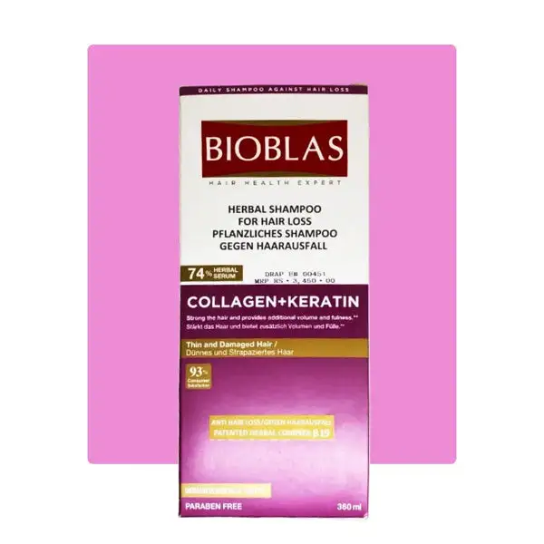 BIOBLAS SHAMP COLLAGEN+KERATIN 360ML – Image 5
