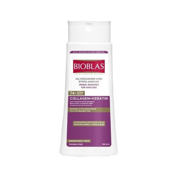 BIOBLAS SHAMP COLLAGEN+KERATIN 360ML – Image 3