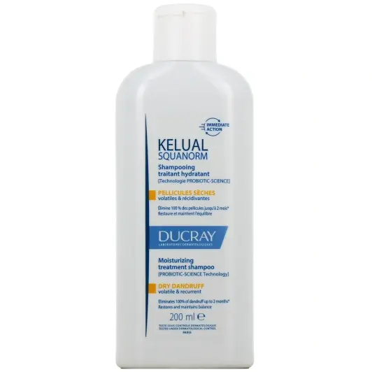 DUCRAY KELUAL SQUANORM SHAMP ANTI PELL SEC 200ML