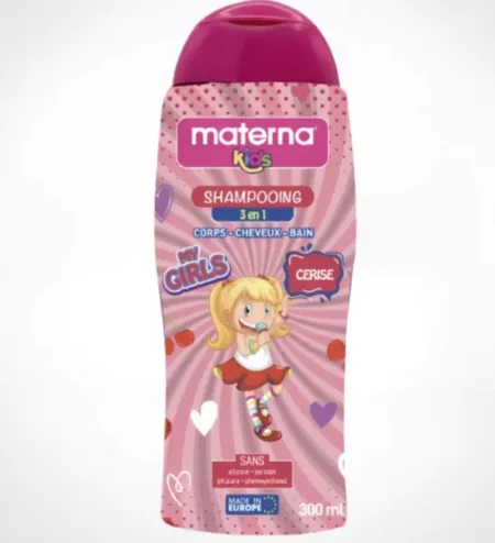 MATERNA KIDS SHAMP GEL DOUCHE 3EN1 CERISE 300ML